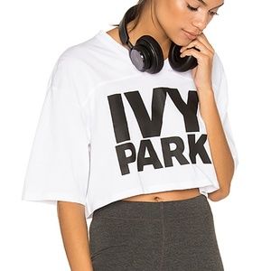 Ivy Park White Crop Top